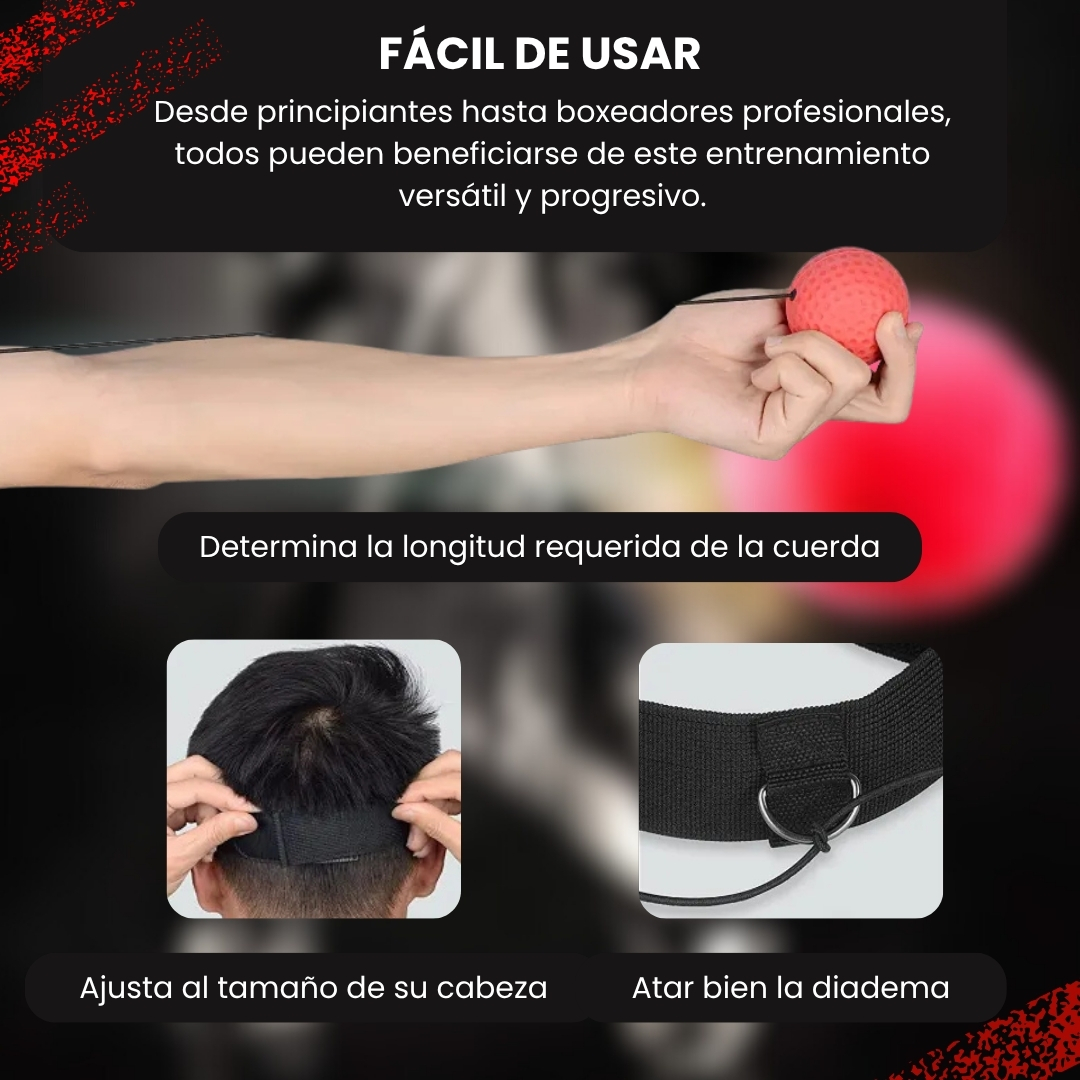 Miniatura 6 de PELOTA DE BOXEO ENTRENAMIENTO REFLEJOS